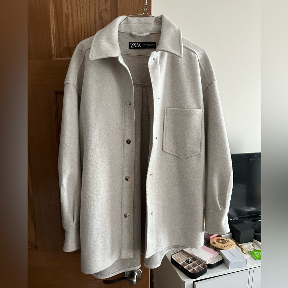 ZARA Oversized Grey Jacket